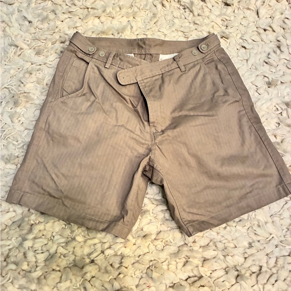 Men's Tan Casual Shorts by Corridor.